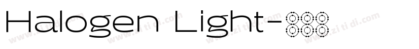 Halogen Light字体转换 Halogen Light字体转换